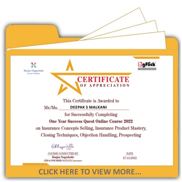 OUR CERTIFICATES